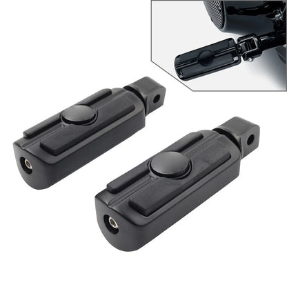 Rear Passenger Foot Pegs for Harley Softail Deluxe Fat Bob (2018–2023)