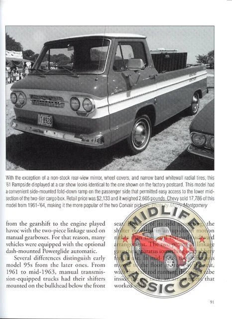 Chevrolet Corvair Complete History: Models, Specs, Options & Production Data