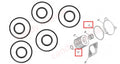 5pcs Oil Filter O Ring Seal Kit for Suzuki DF 8 9.9 15 20 (N/A) 09280-54001 09280-13004
