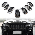 Chrome Front Honeycomb Grille Inserts for Jeep Cherokee (2014–2018)