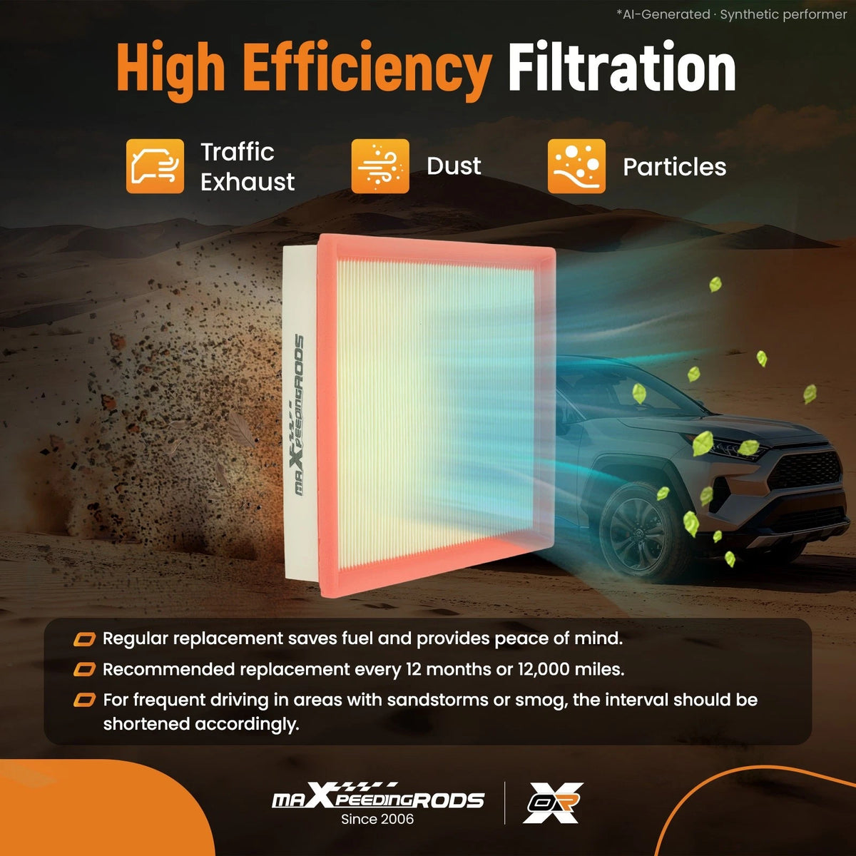 Air Filter AF3618 for BMW 320i 328d 428i Gran Coupe 2.0L (2012–2018)
