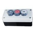 Push Button Switch Box for XAL B324 (Waterproof, 3 Hole, ABS White)