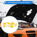 Devil Fork Pattern Bumper Sticker Decal for Cars (15x6cm)