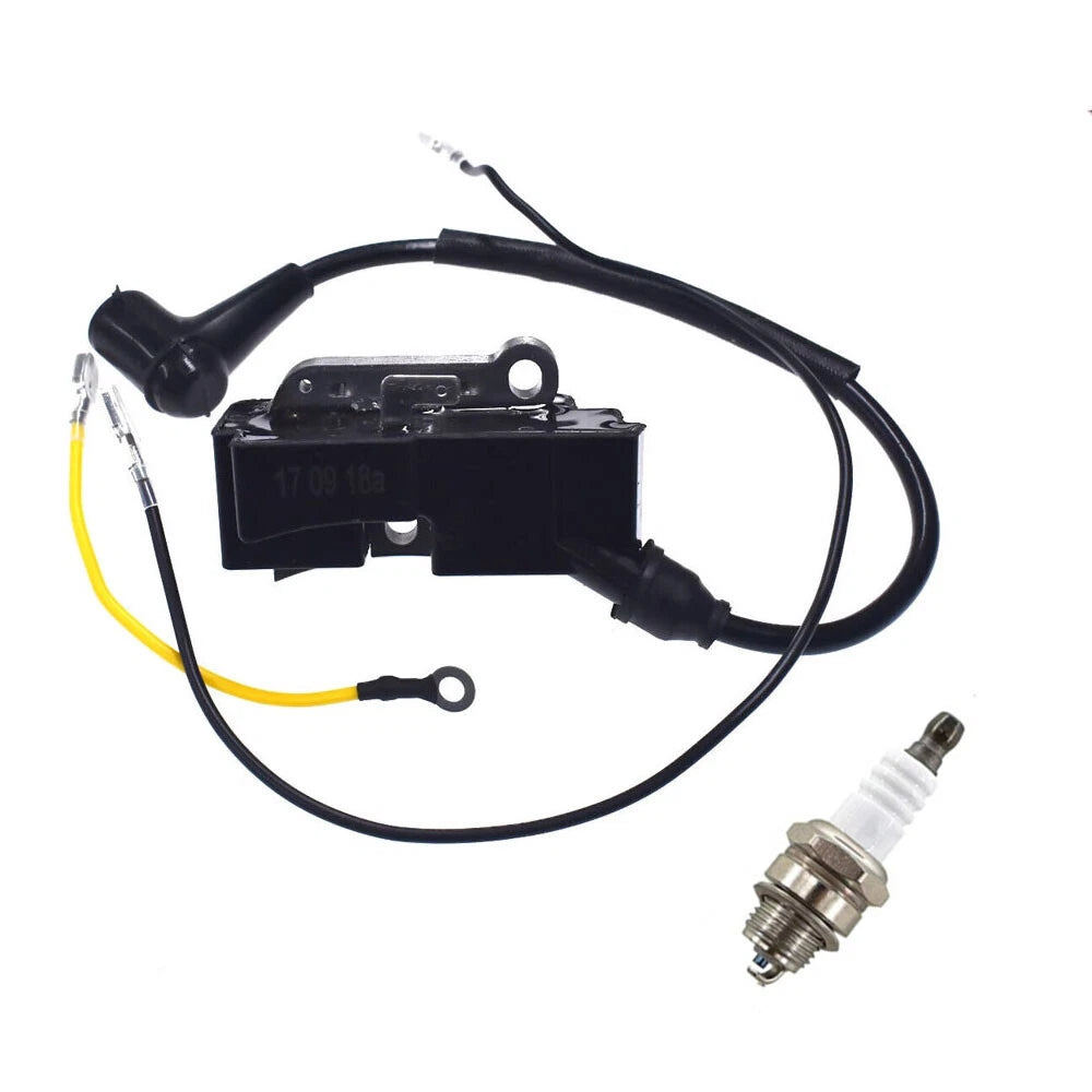 Ignition Coil Spark Plug for Husqvarna 345 350 357 359 362 365 371 372 (2000–2023)
