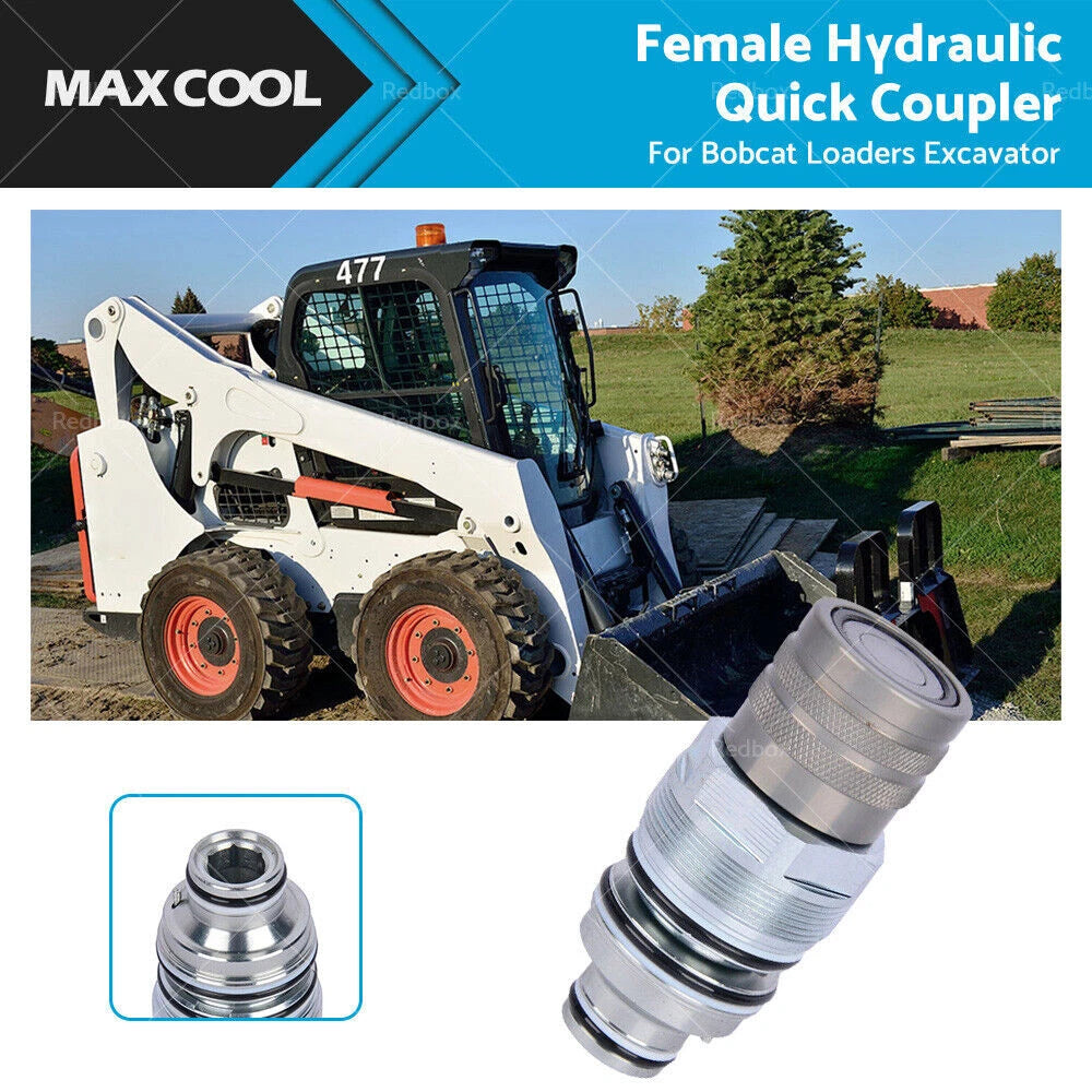 Hydraulic Female Flat Face Quick Coupler for Bobcat (6680018)