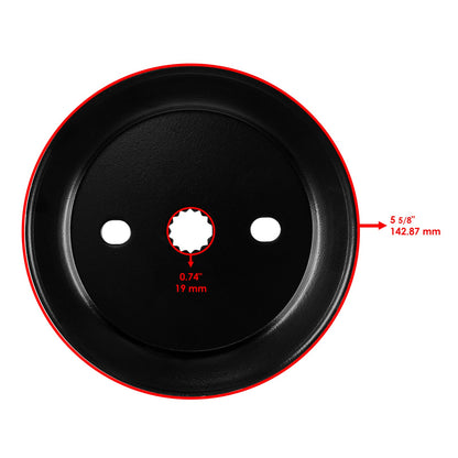Spindle Pulley 48 Inch Replacement for John Deere X520 X530 (2010–2018)
