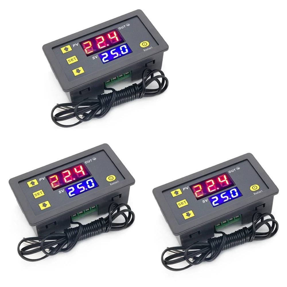 3X W3230 Thermostat with Waterproof Sensor for