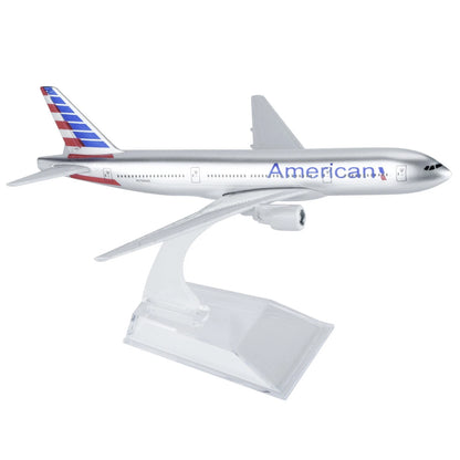 1:400 American B777 Aircraft Model with Display Stand