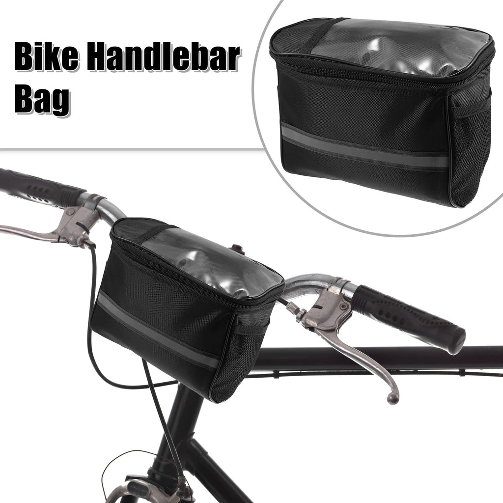 Bike Handlebar Bag with Touch Screen Phone Holder for Universal 2010–2025