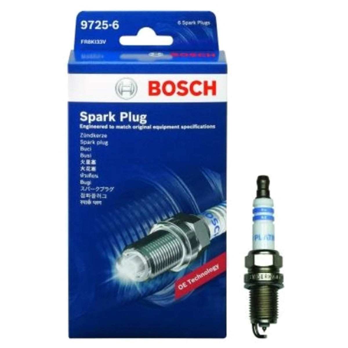 Set of 6 Bosch Spark Plugs for Ford Territory SY (2009–2011)