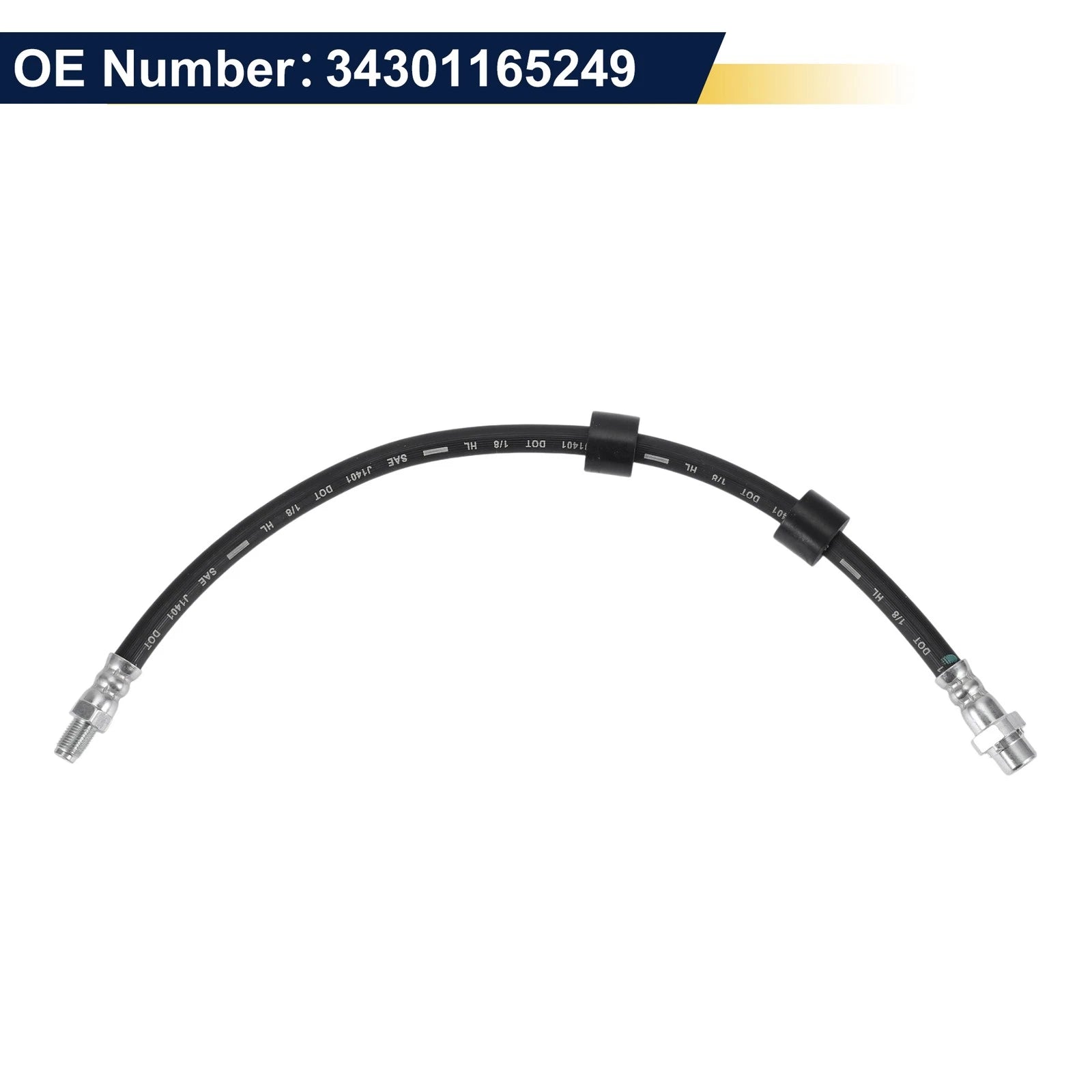 Front Left Right Brake Hose Replacement for BMW 5 Series (E39) (2000–2003)