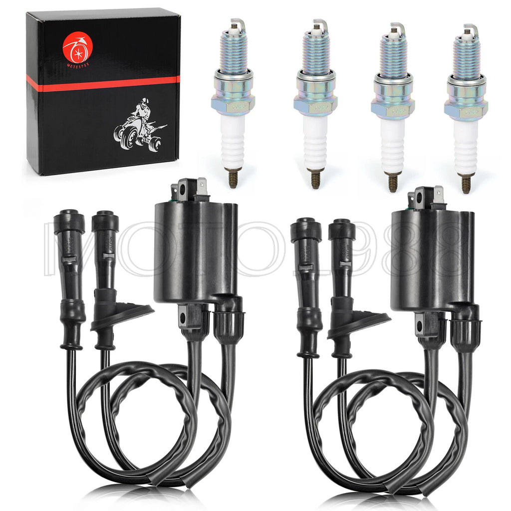 Ignition Coil Pack Spark Plug + Cap for Honda Shadow ACE Aero Spirit 750 (1997–2003)