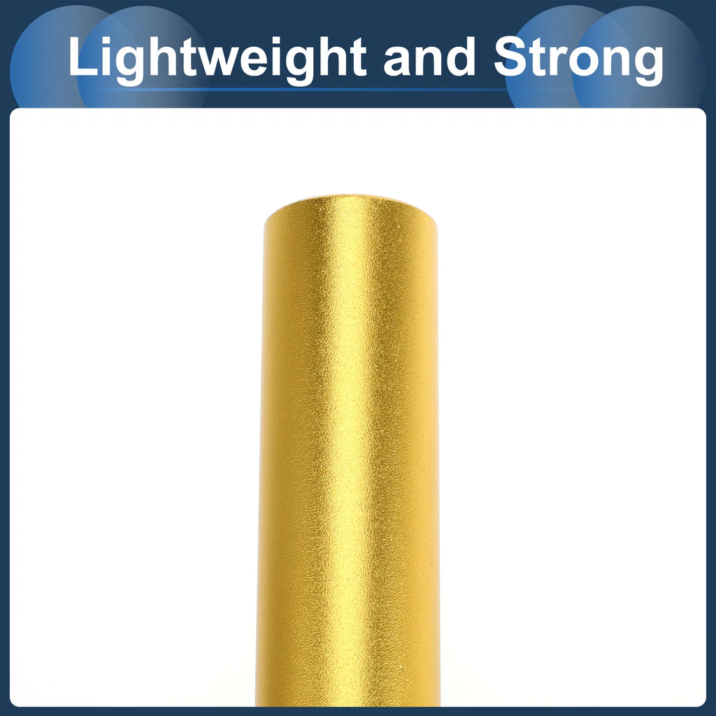 31.6mm Adjustable Bike Seat Post for (Extra Long, Gold Tone)
