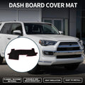 Dashboard Cover Mat for Toyota Mark X (2004–2020) Black Red