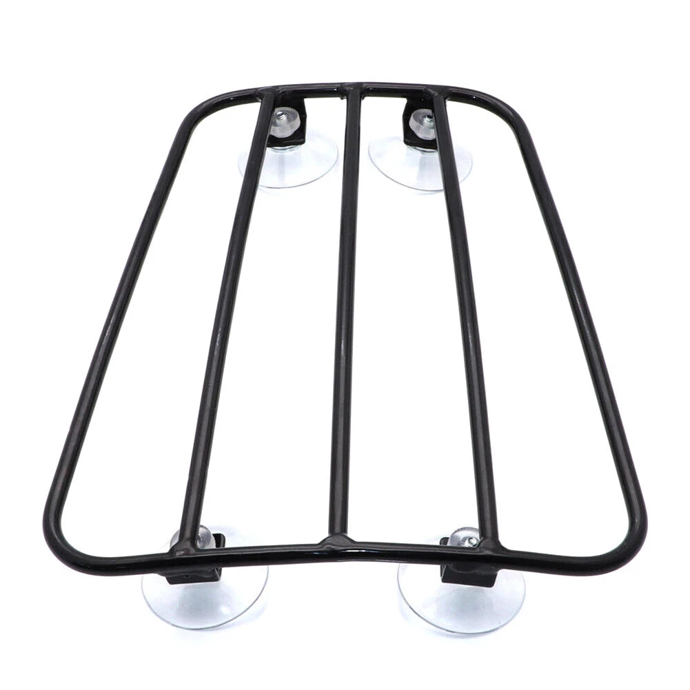 Suction Cup Fuel Gas Tank Parcel Rack for Harley Cafe Racer (Universal)