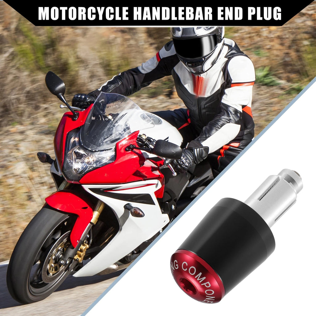 2 Pcs Handlebar End Plugs 7/8 22mm Replacement for Honda Motorcycle (2000–2025)