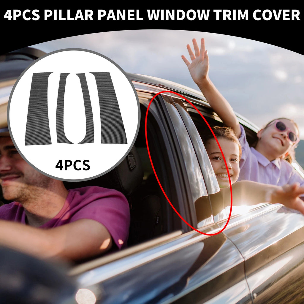 4 Pcs Pillar Window Trim Replacement for Dodge Ram 1500 (1994–2001)