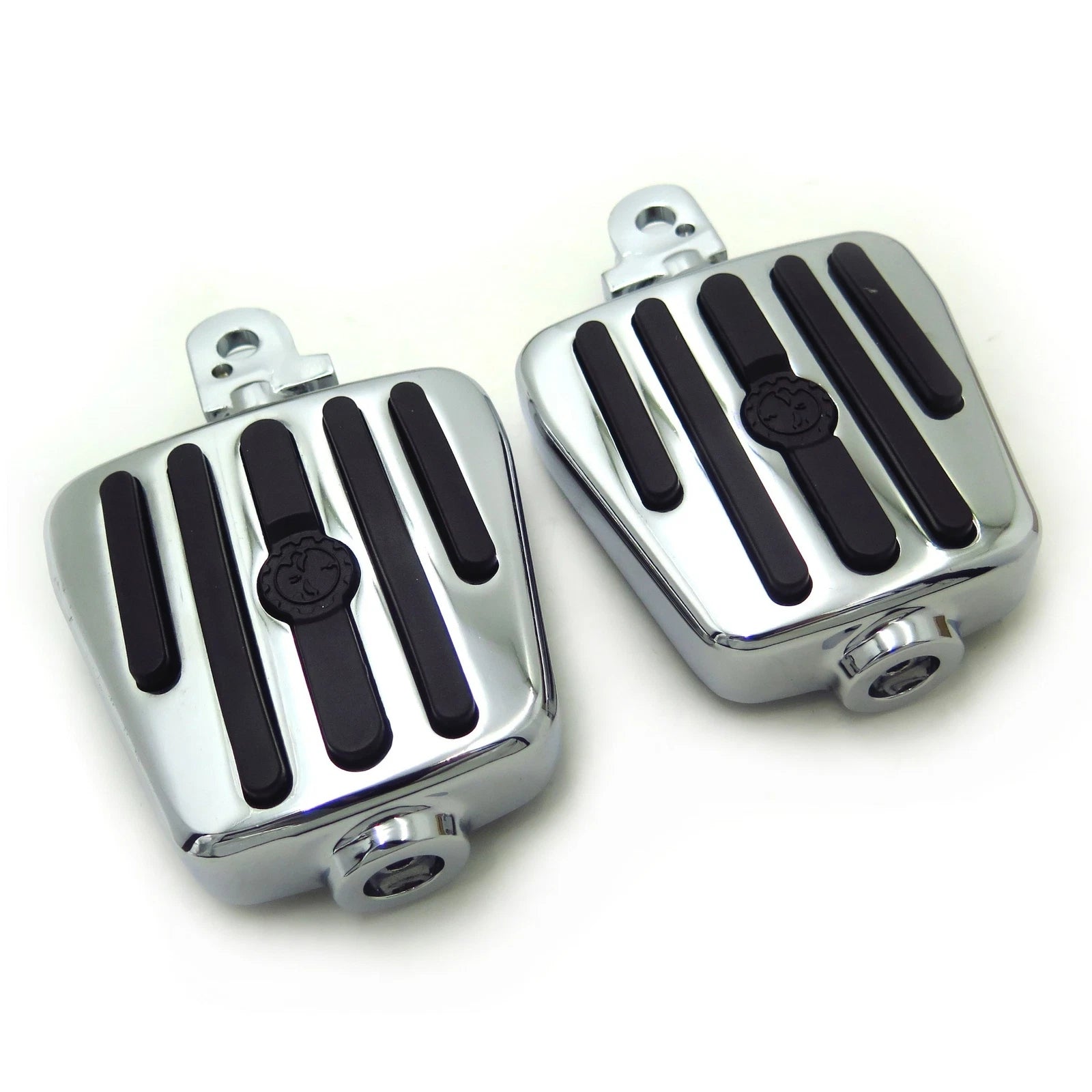 Chrome Rubber Footpegs for Triumph Legend (1999–2001)
