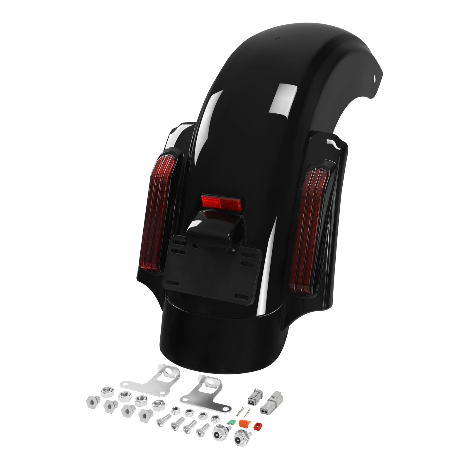 Rear Fender LED Light & Support Bracket for Harley CVO Road Glide (2014–2024)