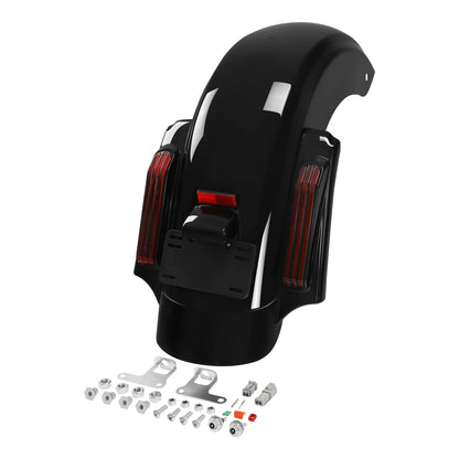 Rear Fender LED Light & Support Bracket for Harley CVO Road Glide (2014–2024)