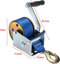 600LBS Hand Winch for ATV Boat Trailer (Heavy Duty)