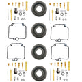 4X Carburetor Repair Kit for BMW F650, Suzuki GS500E (Mikuni BST 33)