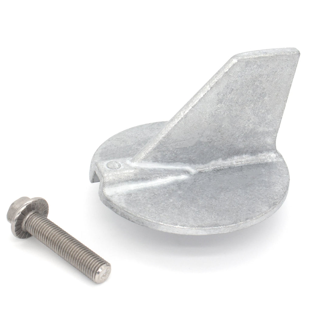 6E5-45371-01 Trim Tab Anode with Bolt for Yamaha 115 130 HP Outboard (1990–2023)