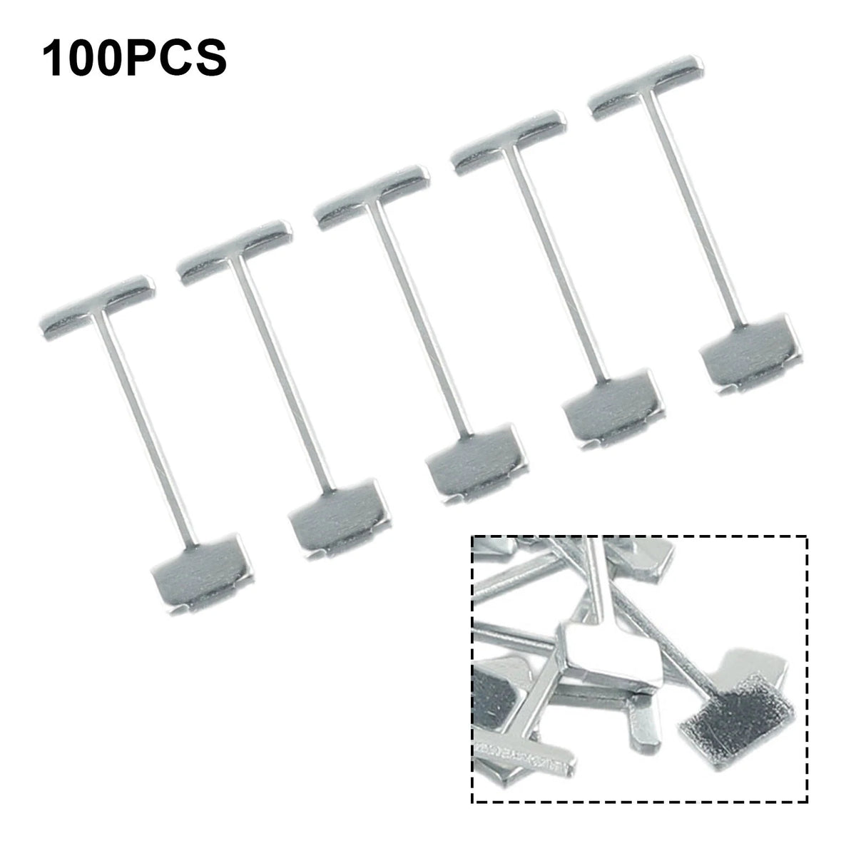 100Pcs Stainless Steel Needles for Tile Installation