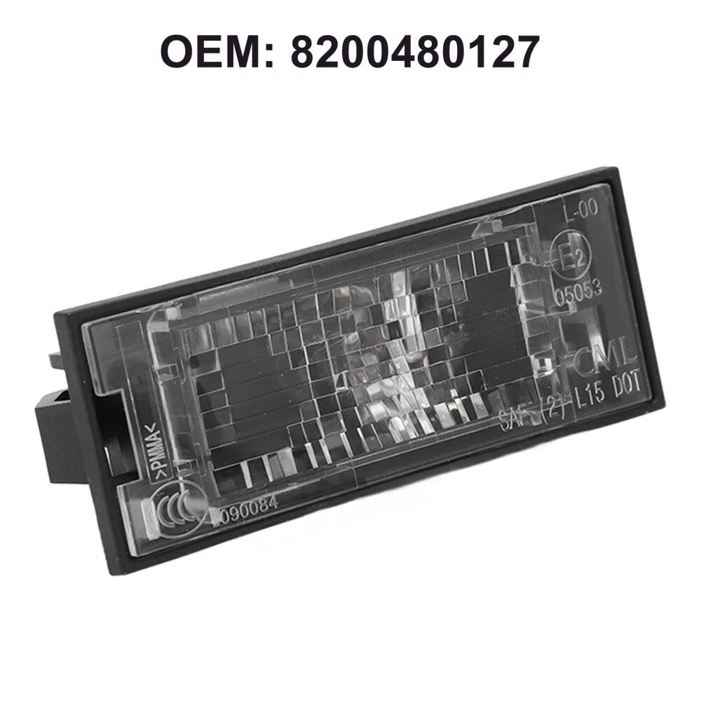 Rear Number Plate Light for Renault Clio Kangoo Master Trafic Twingo (2001–2023)