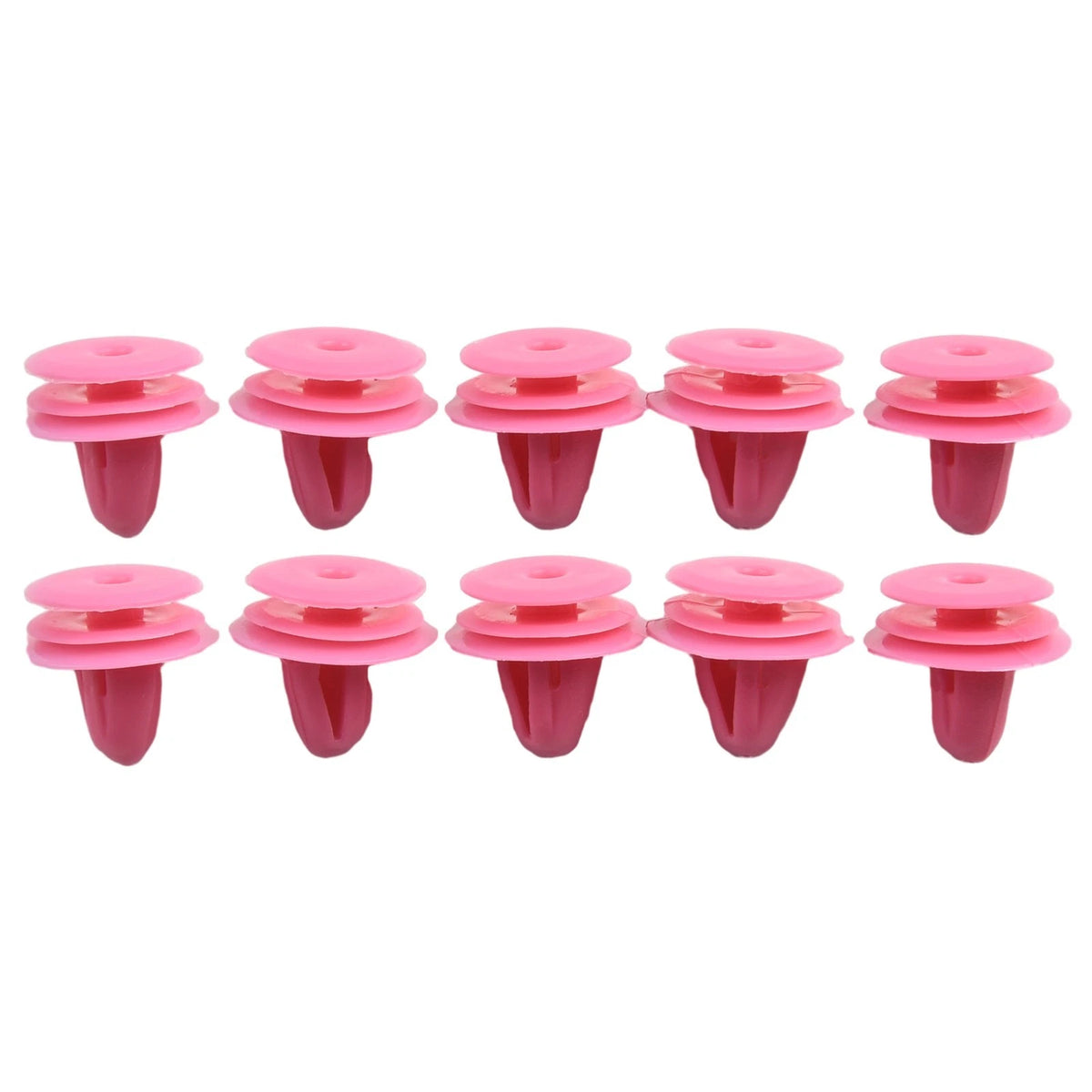 10x Trim Panel Clip for Various Vehicles (10mm Diameter, 12mm Length)