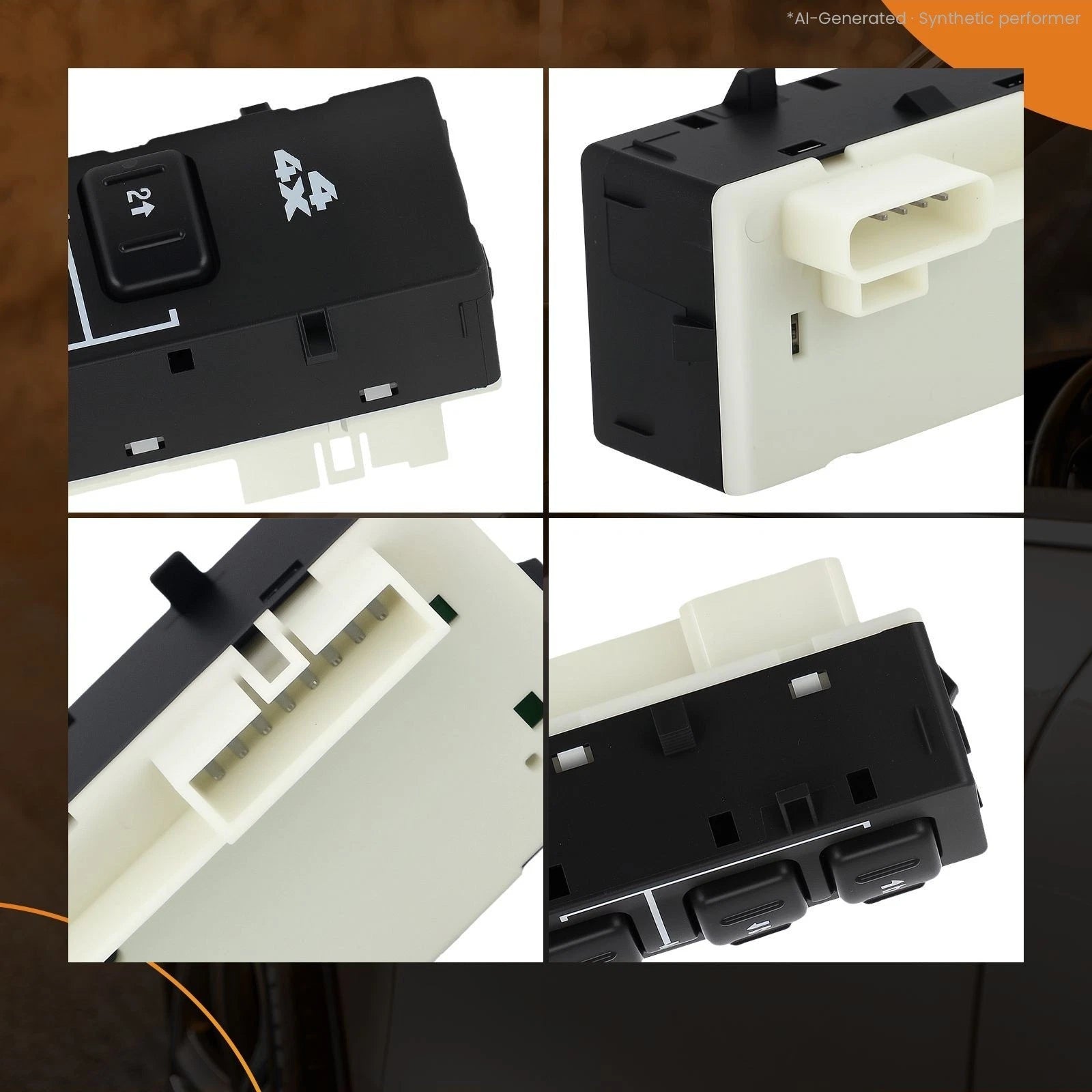 4WD Wheel Drive Selector Switch for Chevrolet Avalanche 2500 (2003–2006) 19259312