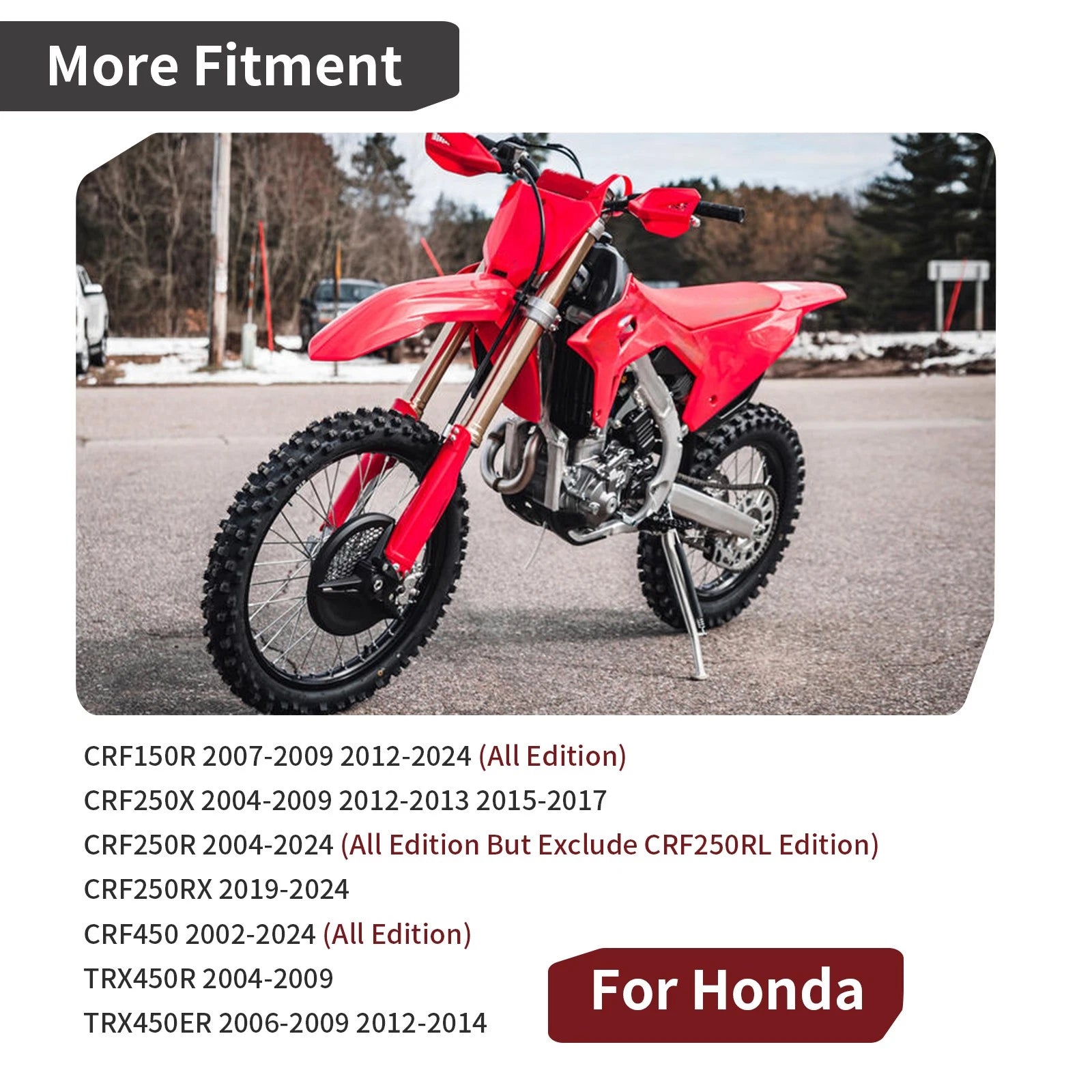 5 Oil Filters for Honda CRF450L CRF450R-S CRF450RL CRF450RWE CRF450RX (2019–2023)