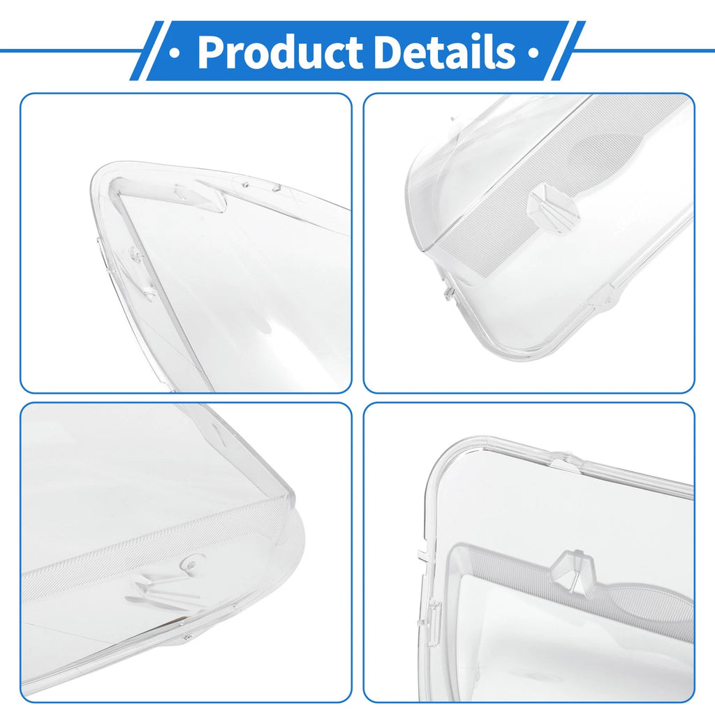 1 Pc Headlight Lens Cover for BMW X1 E84 (2010–2015) PC Clear