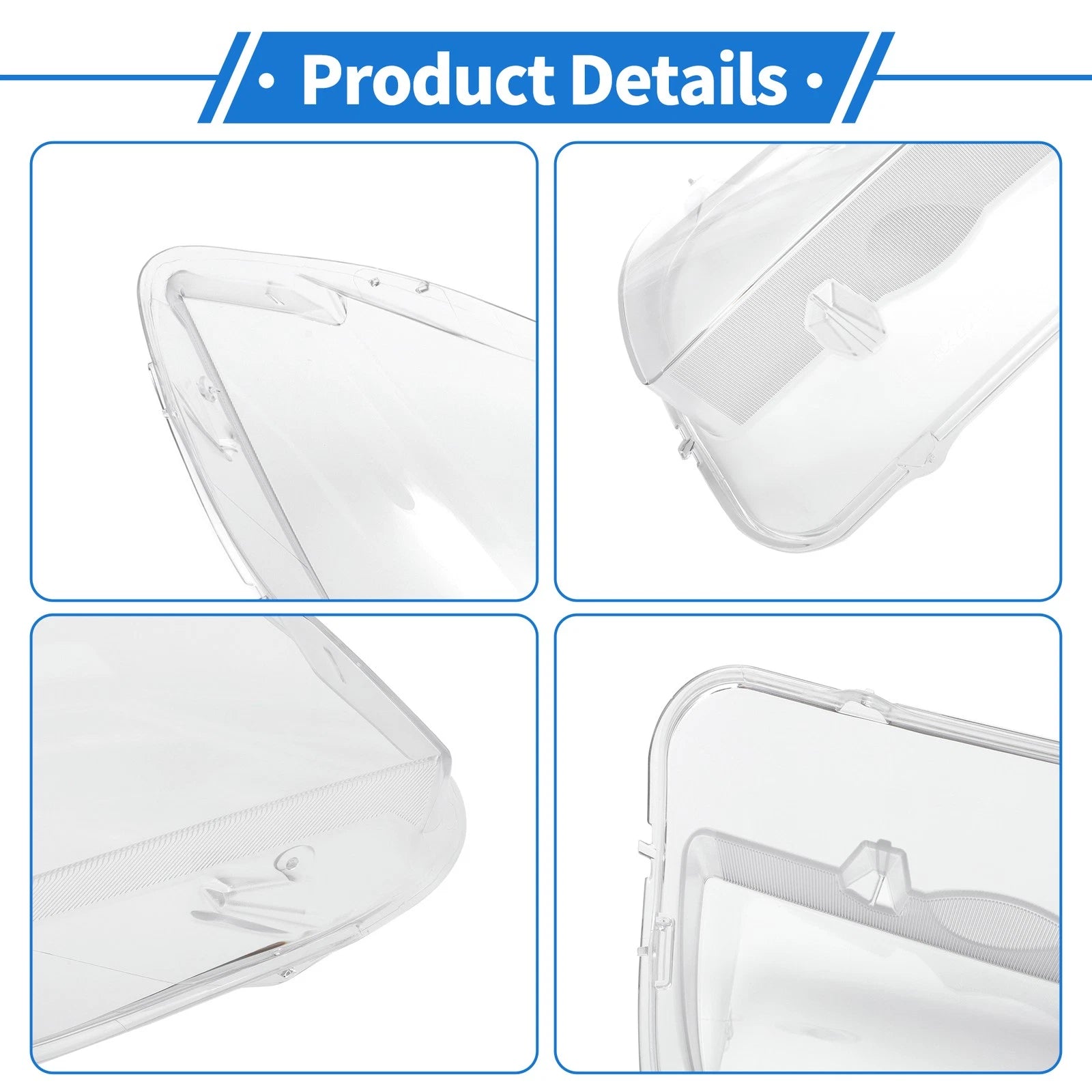 1 Pc Headlight Lens Cover for BMW X1 E84 (2010–2015) PC Clear