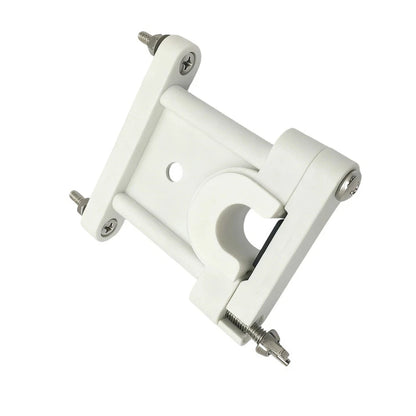 White Nylon Antenna Base Marine Bracket for VHF Communication Masts