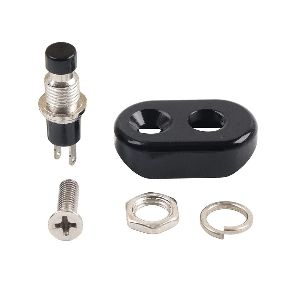 7/8" 1" Motorcycle Handlebar Mini Push Button Switch For Harley Cafe Racer