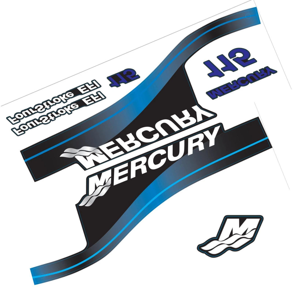 Decal Set for Mercury 115 HP Outboard Motor (881649A01)