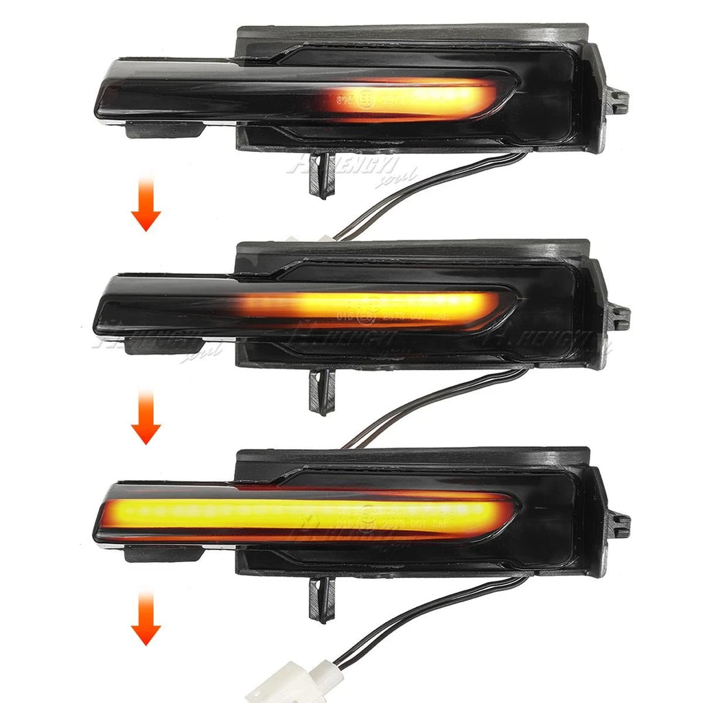 2X Dynamic Turn Signal Light Rearview Mirror Lamp for Volvo XC90 XC60 (2018–2023)
