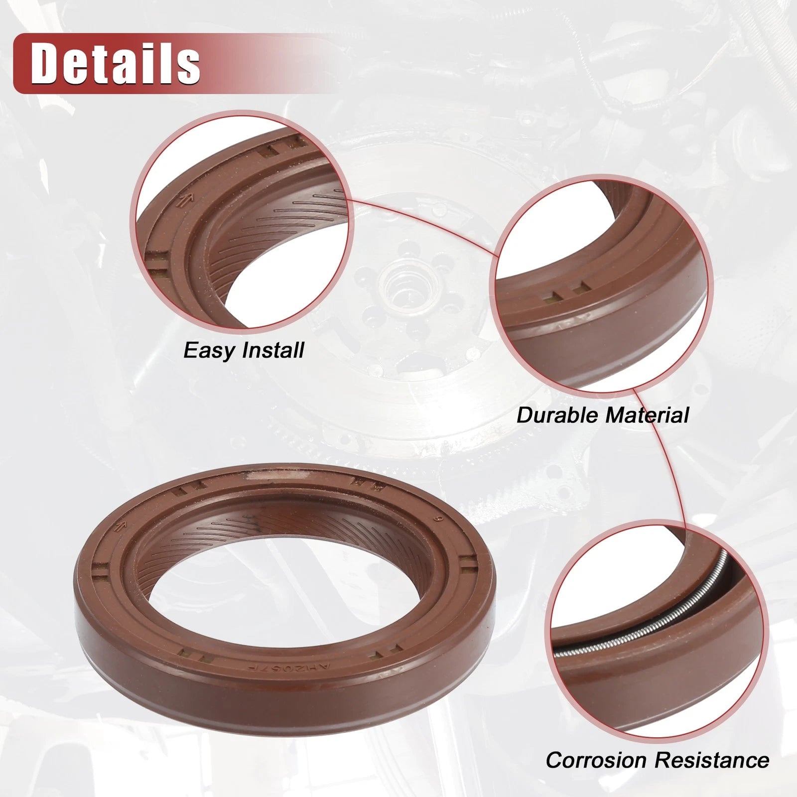 Engine Crankshaft Oil Seal Set OEM Replacement for Mitsubishi Eclipse (1990–2012)