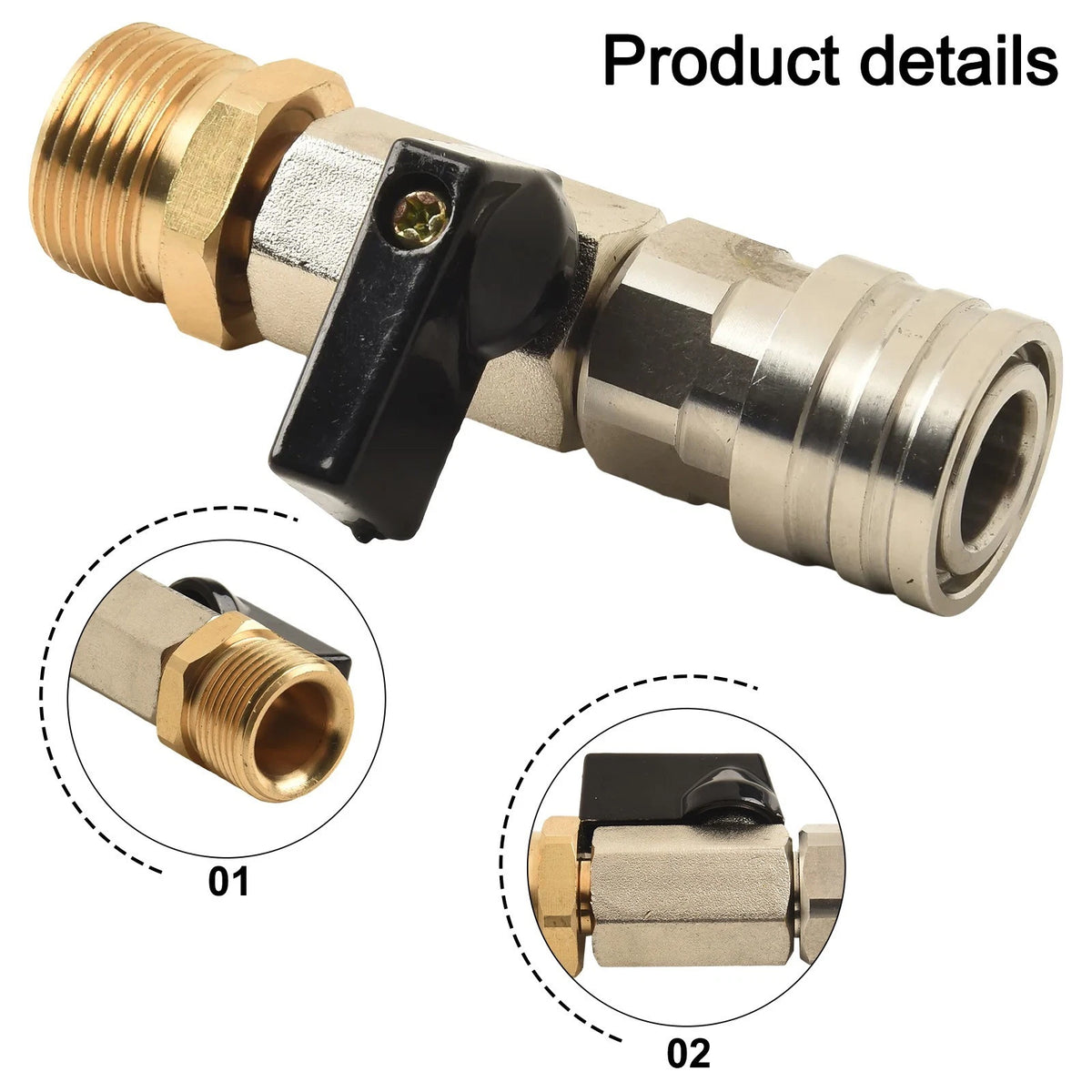 High Pressure Washer Ball Valve for Enhanced Durability