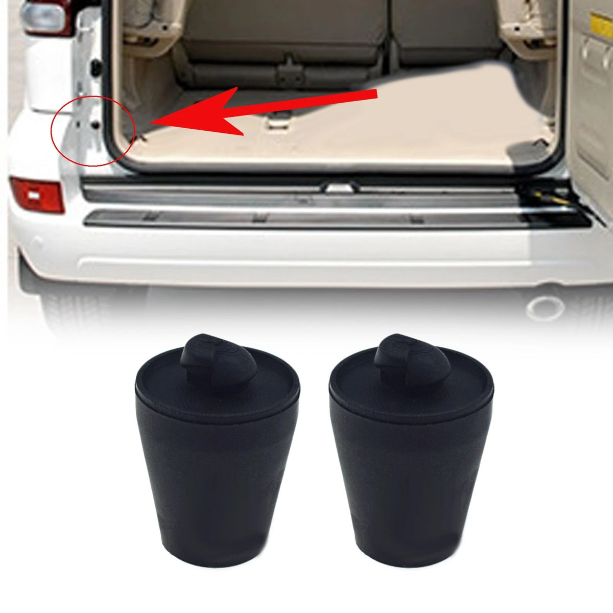 Back Door Rubber Cushion for Vehicle Specific Direct Replacement