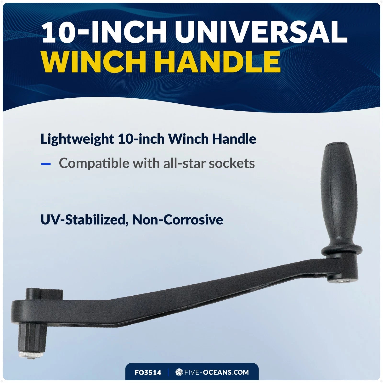Winch Handle for Universal Fit (10 inches) FO3514