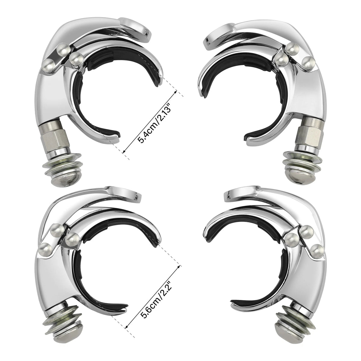 Set of 2 Quick Release Windshield Clamps for Harley Sportster S (2021–2024)
