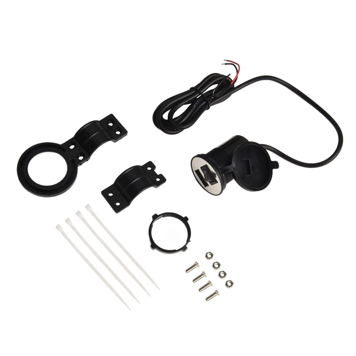 USB Waterproof Mobile Phone Charger for Motorcycle Electric Vehicle (12V)