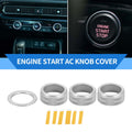 Engine Start Switch Knob Cover Ring Set for Honda Civic (2022–2024)
