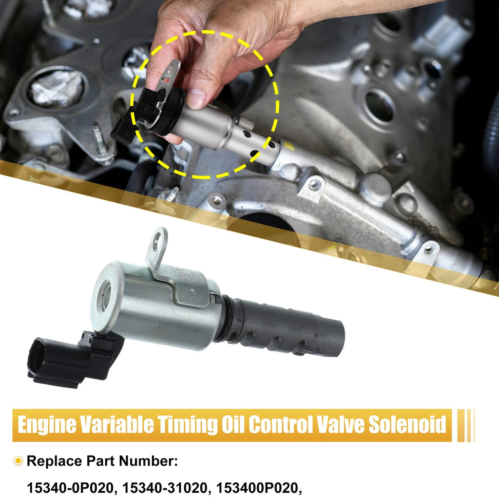 4pc VVT Variable Valve Timing Solenoid Replacement for Toyota Avalon Camry (2000–2015)