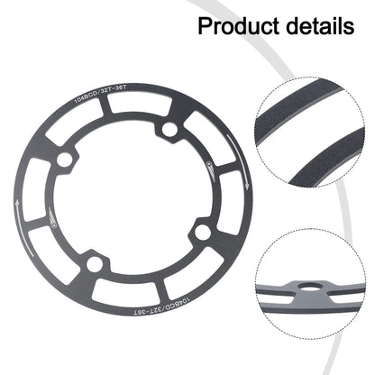 Aluminum Crankset Protector for Mountain Bike 104BCD Chainring Guard Cover