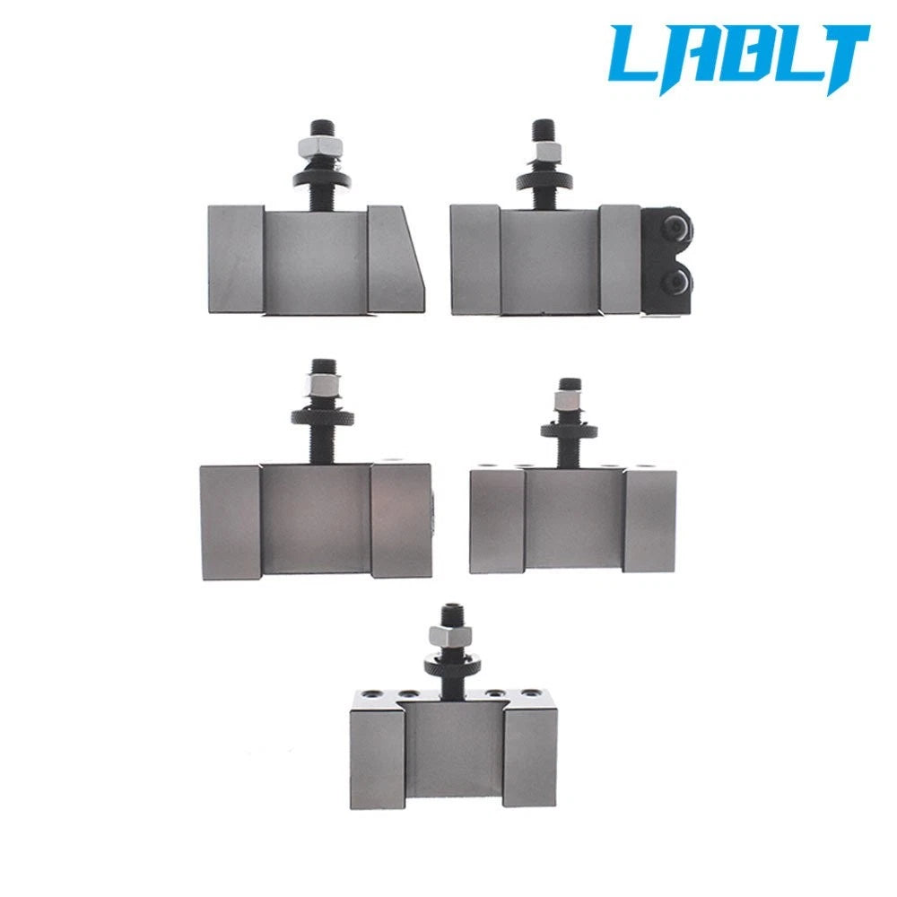 Set of 6 Piston Type Quick Change Tool Post for AXA 250-100 (6-12")
