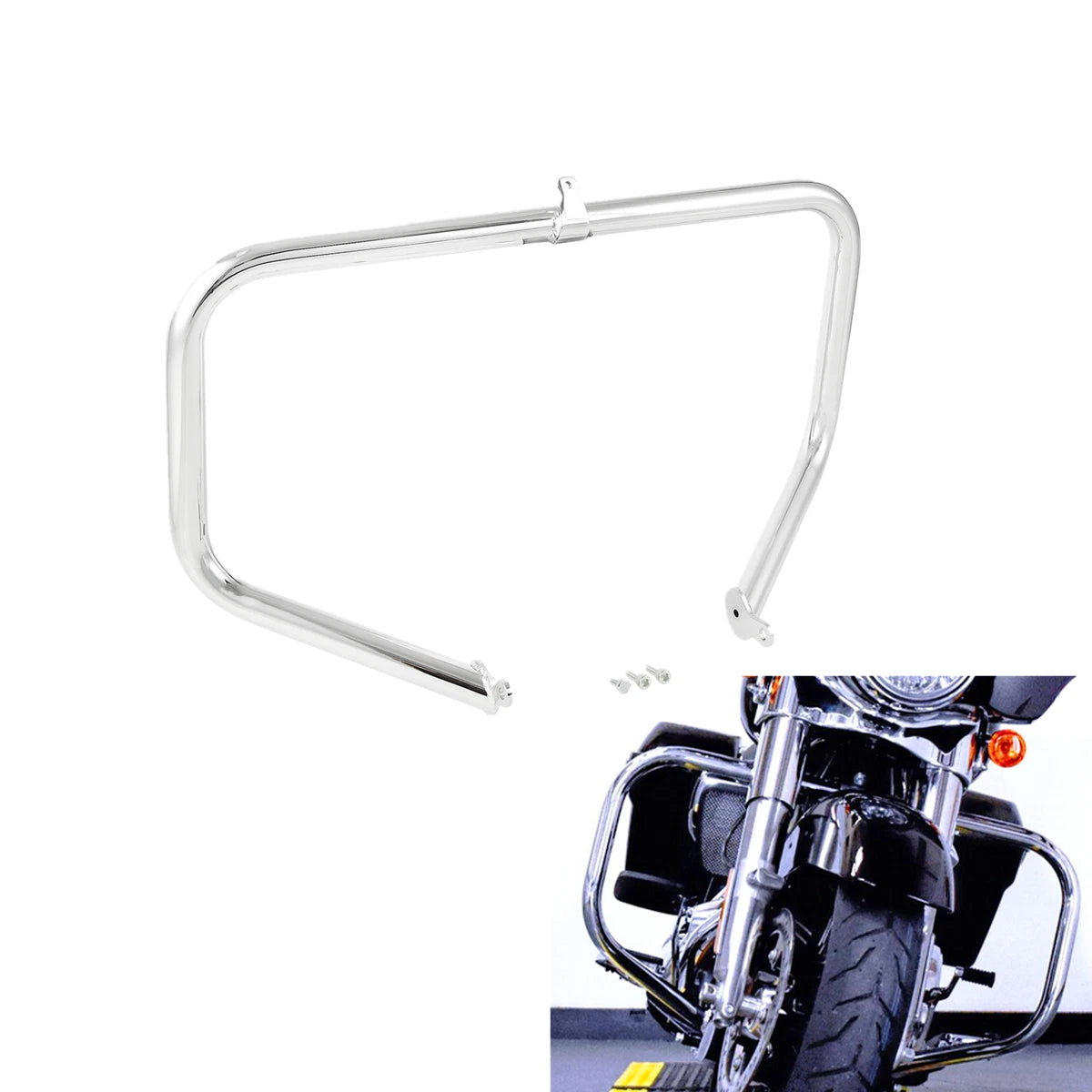 Engine Guard Crash Bar for Harley Road Glide FLTRX (2009–2023) Chrome