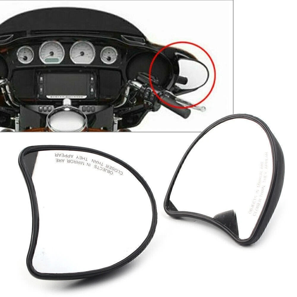 Fairing Mount Side Rear Mirrors for Harley Electra Glide FLHT FLHTK FLHTCU (1996–2013)